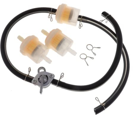 Viviance Kit rubinetto interruttore benzina universale per rubinetto carburante per serbatoi motore a gas generatore