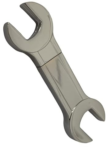 Gift 4 Guys USB Flash Drive 16GB Memory Stick Data Storage Device Novelty Spanner Shape Portable Pendrive