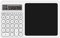 Palumma Calculator Writing Tablet, Multi-Function Electronic Calculator Notepad with Erasable Writing Board and LED Calculator for Calculating and Taking Notes(A)