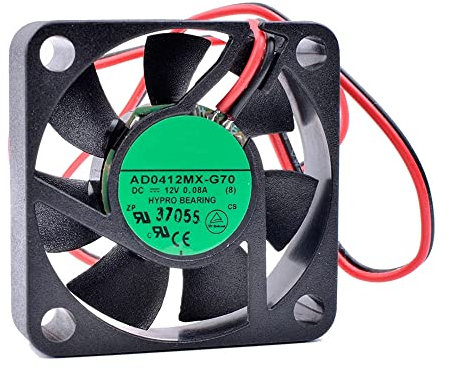 RAKSTORE AD0412MX-G70 4cm 40mm 4010 DC12V 0.08A 2-pin Quiet Cooling Fan