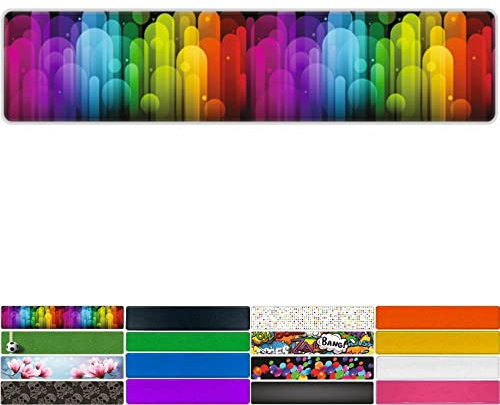 Generisch Fun-KENNZEICHEN Wunschkennzeichen | Namensschild |520x110 mm | viele Farben | Funschilder individuell mit Wunschtext gestaltbar (Abstrakt)