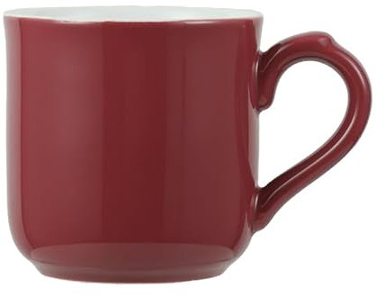 London Pottery Farmhouse Tasse, 250 ml, karminfarben