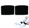 HJYDGJ Shin Guard Stay Grip Tape parastinchi per calcio in silicone, supporto per stinchi in silicone, supporto antiscivolo per stinchi (nero)