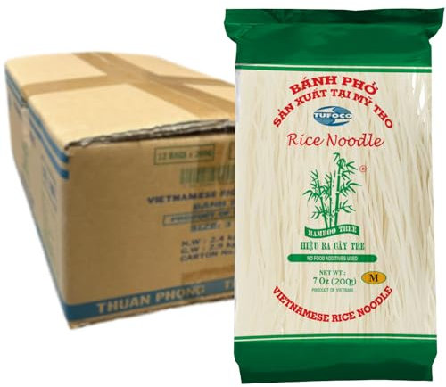 BAMBOO TREE - Reisnudeln 3Mm. - 12 X 200 GR - Multipack