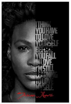FISH DRAGATE Serena Williams 1 Leinwand-Poster, Schlafzimmer-Dekor, Sportlandschaft, Büro, Raumdekoration, Geschenk, ungerahmt, 50 x 75 cm