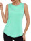 Gyabnw Sporttop Damen Fitness Sport Tshirt Oberteile Laufshirt Sommer Ärmellos Trägershirt Yoga Gym
