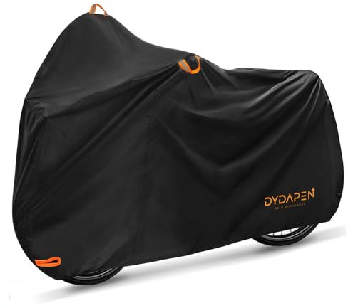 Fahrradabdeckung, Outdoor-Aufbewahrung, wasserdicht, 2 Fahrräder, 420D Fahrradabdeckung, Aufbewahrung, wasserdicht, schützt vor Regen, Staub, UV für E-Bike, Elektrofahrrad, Mountainbike, Rennrad (XXL