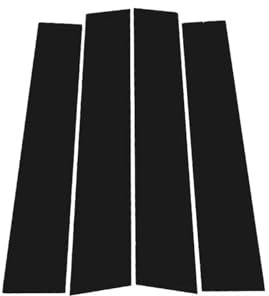 YLWDKORR Garniture Pilier Fenêtre Porte pour A&UDI A3 8P 2003-2013 Garniture Couverture de Montant de Colonne B C fenêtre portière Voiture