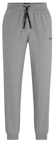 BOSS Herren Jogginghose Freizeithose Homewear Loungewear Mix & Match Pants, Farbe:Grau, Artikel:-033 medium Grey, Größe:S
