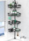 Cooeco Etagere Douche,Etagere Telescopique Douche sans Percage,avec 4 paniers, étagère de Salle de Bain(Noir)