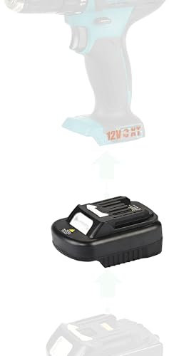 Adapter for Makita 18V LXT BL1830 Battery to Power Tools for Makita 12V CXT – No Charging, Low Voltage Protection, Adapter Only