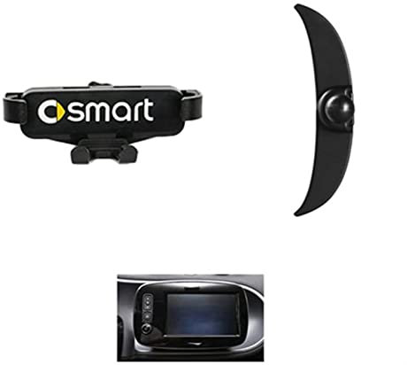 WEHOMY Staffa di Navigazione per Auto per Smart Fortwo Forfour 453 451 450 Accessori per Porta Telefono con Telaio A gravità Decorazione D'interni