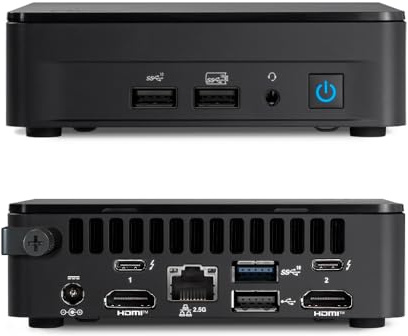 Intel NUC 13 Mini-PC NUC13ANKi7 mit Intel Core i7-1360P, Iris Xe-Grafikkarte, Zwei HDMI 2.1-Anschlüssen, Unterstützung für Vier 4K-Displays, Wi-Fi 6E und Bluetooth 5.3 (Barebone)