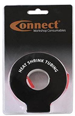 Connect Workshop Consumables 37120 Heat Shrink Tubing on a roll 4.8mm 3m roll Red