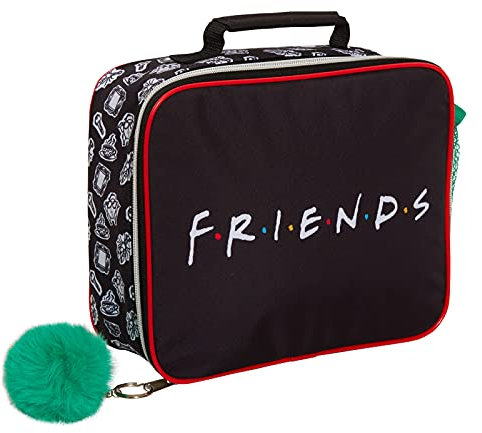 FRIENDS Bolsa de almuerzo para niños y adultos, lonchera para el trabajo, niñas, bolsa térmica térmica para el almuerzo y la escuela
