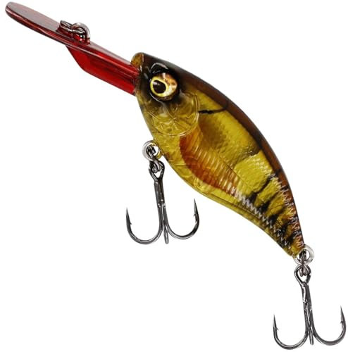 Westin BuzzBite Crankbait Suspending - Wobbler, Länge/Gewicht:5cm / 6g, Farbe:Clear Brown Craw