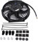 SHLPDFM Ventilateur de refroidissement universel 12 V 80 W 10 avec kit de montage
