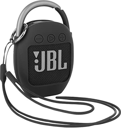 Desing Wish Silikon Tasche Silikonhülle Kompatibel mit JBL Clip 4 Tragbaren Bluetooth Lautsprechern Kratzfeste Clip 4 Reise Tragetasche Schutzhülle mit Karabiner Silikonband und Handschlaufe
