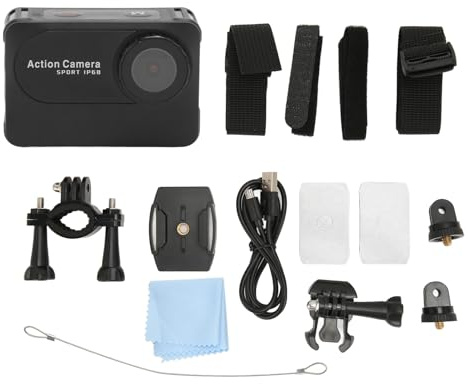 Ultra HD 4K WiFi DV Action Camera with Smart Sensor, 170 Degree Wide Angle, H.264 Video Decoding, Waterproof for Outdoor Travel