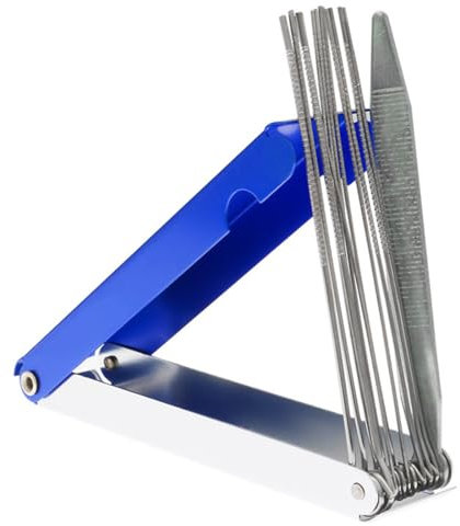 MWUMRCM Set di Lime per Chitarra, Lime Capotasto Chitarra, per Macinazione con 13 Taglie di Aghi di Macinazione in Acciaio Inossidabile,Lime Chitarra Ponte Aghi, per Chitarra, Ukulele