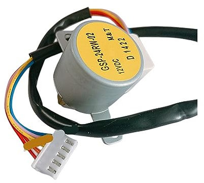 UQMBCEFDQ Accesorios de Aire Acondicionado LG de 12V GSP-24RW-02, aspas montadas en la Pared, Motor de ventilación Paso a Paso síncrono (Size : GSP-24RW-02 32CM)
