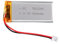 Batterie Lipo 3,7 V, 500 mAh 502248 lithium-polymère avec connexion 2P-PH avec pas de 2,0 mm