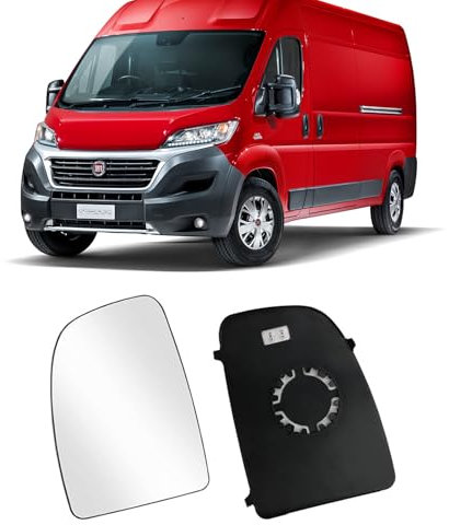 TTCR-II Ersatzspiegel Kompatibel mit Fiat Ducato/Citroen Jumper/Peugeot Boxer Rückspiegel Spiegelglass 2006-2021 Spiegelglas Außenspiegel Glas für Ducato/Jumper/Boxer Ersatzspiegel Beheizt (Links)