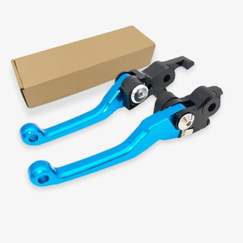 CNC Pivot Brake Clutch Lever Replacement for Husqvarna FC FE TE FX TX 125 250 350 300 450 501S (Sky Blue)