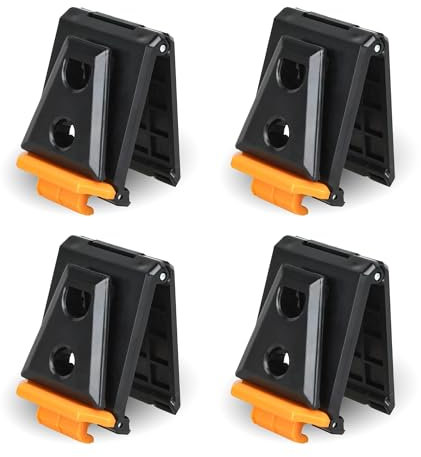 4Pcs Tool Belt Clip Fits for TOU-CT Models ClipTech Pouches TOU-CT-150 TB-CT-150SP & ToughBuilt Tool Belt & Pouches