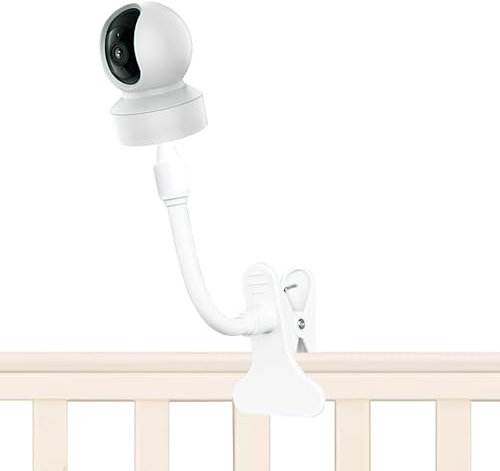 Baby Camera Mount Flexible Universal Baby Monitor Holder Indoor Cameras Monitor Stand Clip Mount for Eufy, Vtech, HelloBaby, Bonoch, ChildsFarm, ANMEATE without Drilling
