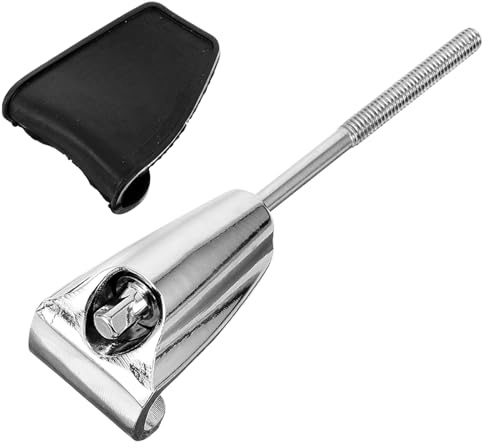 Trommelösen aus Zinklegierung für Schlagzeugzubehör, Robuste Ösen | Bassdrum Klaue, Ohrhakenverbinder, Zubehör für Schlaginstrumente, Gummianteil, Leicht und Tragbar