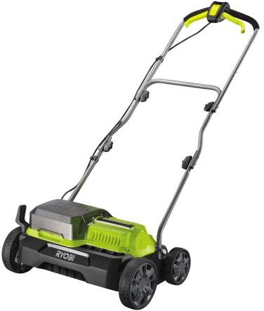 Ryobi RY18SFX35A-0 18V ONE+ Cordless 35cm Brushless Scarifier (Battery & Charger Exclude) + Ryobi RB18L50 ONE+ Lithium+ 5.0Ah Battery, 18 V + RYOBI RC18150 18V ONE+ Cordless Battery Charger 5.0Ah