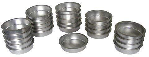 A.J. Wwe - Metallwaren GmbH Teelicht Tülle Teelichthalter Weißblech 60 mm 24 Stck