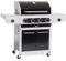 Barbecook Gasgrill-wagen mit Deckel und Grill-thermometer leistungsstark 14kW, schwarz, 132x55,7x118,8 cm