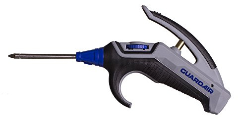 Guardair GA44 PalmJet Safety Air Gun, Comfort Trigger, 4-Inch Straight Extension, Star Tip Nozzle, Hanging Hook, OSHA Compliant (GA4404S)