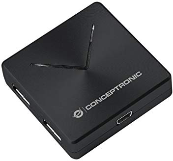 Conceptronic HUBBIES02B - Version 1 - Hub - 4 x SuperSpeed USB3.0 - Desktop (HUBBIES02B)