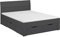Rauch Möbel Flexx Bett Stauraumbett in Grau metallic, Schwarz, mit 3 Schubladen als zusätzlichen Stauraum Liegefläche 140 x 200 cm Gesamtmaße Bett BxHxT 145 x 90 x 209 cm