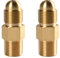 POWERTOOL CO2 Adapter 2 Stück Zylinderadapter RH Gewinde Argon Adapter für CO2-Regler (G5/8 bis G5/8)