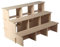3 TIER DISPLAY STORAGE-POS TABLE DISPLAY UNIT STAND FOR RETAIL COUNTER SHOP (Large)