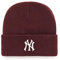 '47 Brand Beanie NY Yankees B-HYMKR17ACE-KM Dunkelrot, Size:OneSize