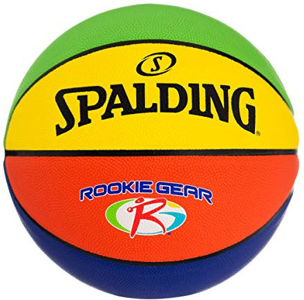 Spalding Rookie Gear Jugend-Basketball, Mehrfarbig, für drinnen und draußen, 69,8 cm
