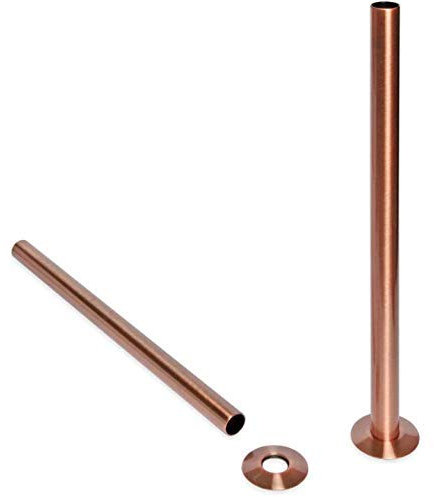 Castrads 300mm Pipe Covers/Shrouds/Sleeves & Base Plates (Antique Copper)