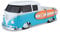 Bauer Spielwaren 582078 Bus T1 Pickup Surf Ferngesteuertes Auto, blau-weiß