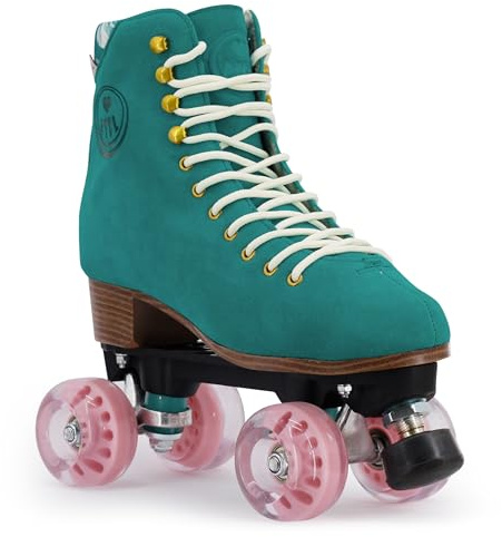 BTFL Pro Roller Skates for Women & Men with Height Adjustable stoppers - Ideal for Rink, Artistic and Rhythmic Skating (Liam, US Women´s: 07 / US Men´s: 5,5)