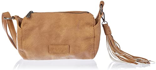 Fritzi aus Preussen Damen Drum02 Cross Radix 55 Cognac Umhängetasche