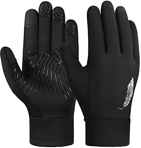 OOPOR Guantes de Deporte de Invierno para niños – Pantalla táctil Antideslizante térmica para niños y niñas, Guantes de Ciclismo para Montar en Bicicleta de fútbol XL de 10 a 12 años