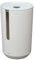 Tiger Tess, Spare toilet roll holder with lid freestanding, White/Light grey, 143x143x233mm