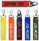 misscase Customized Keychain,Personalized Keychain Custom Name Number Luggage Tag, Key ring Accessories, Embroidery Keyring for Luggage, crate, belt, gear, men women