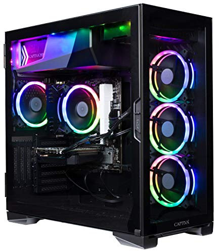 Captiva Highend Gaming R64-721 | AMD R7 5800X | B550 Mainboard | NVIDIA RTX 3070 8GB | 16GB DDR4 RAM | SSD 1TB M.2 | ohne HDD | Luftkühlung | RGB LED | Windows 11 Home | PC Spiele