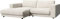 DELIFE Eckcouch Cubico Cord Beige 250x190 cm Recamiere Links Ecksofa
